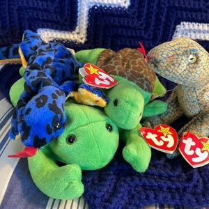 Beanie Babies- Reptiles and Amphibians